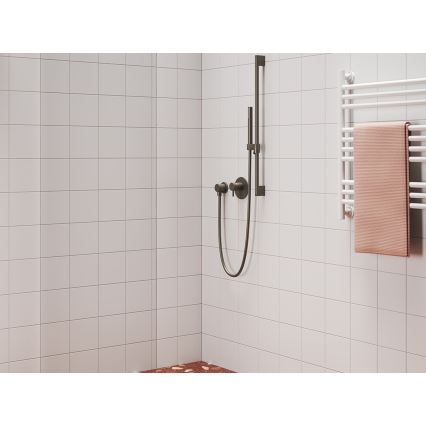 Ravak X07P694 - Käsidušš, harjatud grafiitviimistlusega