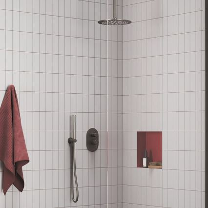 Ravak X07P694 - Käsidušš, harjatud grafiitviimistlusega