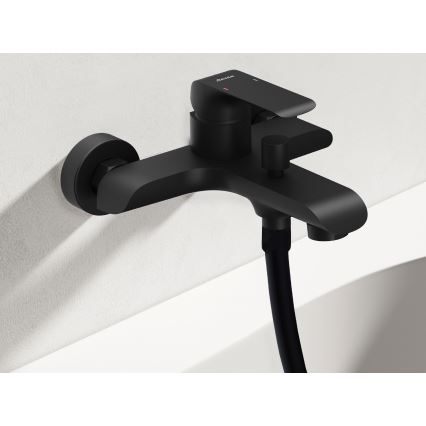Ravak X07S114 - Vannikomplekt segistiga FLAT matt-must