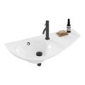 Ravak XJ1P1100000 - AVOCADO seinale kinnitatav valamu 85x45 cm, valatud marmor/valge