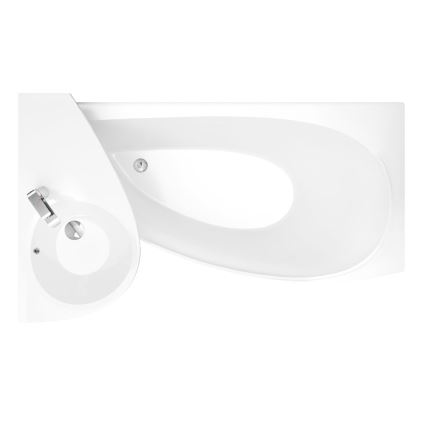 Ravak XJ1P1100000 - AVOCADO seinale kinnitatav valamu 85x45 cm, valatud marmor/valge