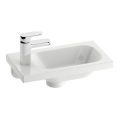 Ravak XJGL1100000 - Seinale kinnitatav valamu CHROME 40x22 cm valatud marmor/valge