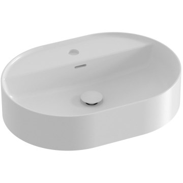Ravak XJX01155003 - Lauale paigaldatav valamu CERAMIC SLIM 55x40 cm keraamika/valge