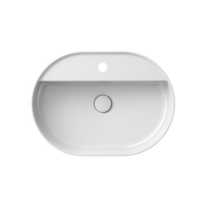 Ravak XJX01155003 - Lauale paigaldatav valamu CERAMIC SLIM 55x40 cm keraamika/valge