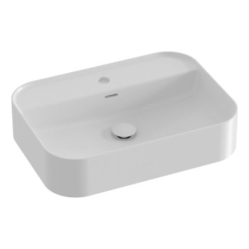 Ravak XJX01155005 - lauapealne valamu CERAMIC SLIM 55x40 cm keraamika/valge