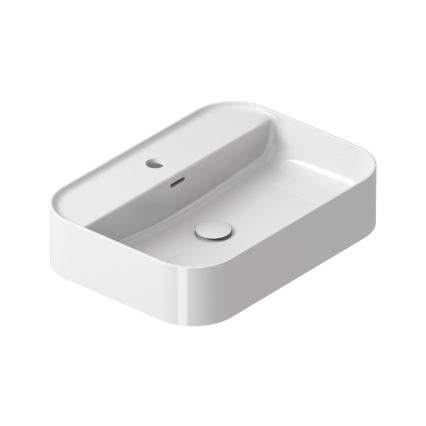 Ravak XJX01155005 - lauapealne valamu CERAMIC SLIM 55x40 cm keraamika/valge