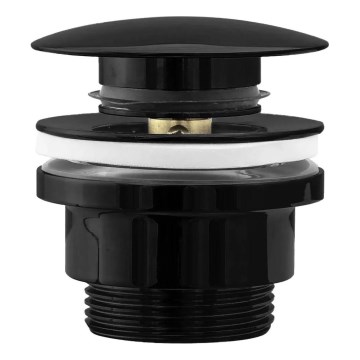 REA-A4100 - Valamu äravool CLICK-CLACK Ø 6,4 cm, läikiv must