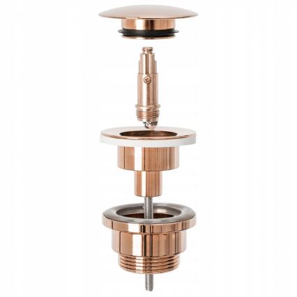 REA-A533A - Valamu äravool CLICK-CLACK Ø 6,4 cm roosakuldne