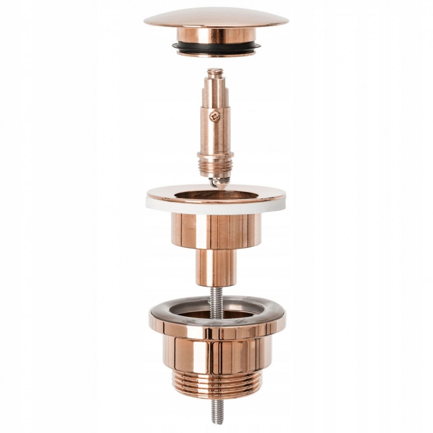 REA-A533A - Valamu äravool CLICK-CLACK Ø 6,4 cm roosakuldne