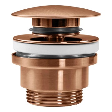 REA-A5632 - Valamu äravool CLICK-CLACK, läbimõõt 6,4 cm, harjatud vask