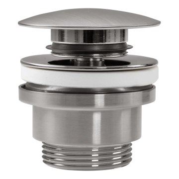REA-A6000 - CLICK-CLACK valamu äravool, läbimõõt 6,4 cm, harjatud nikkel
