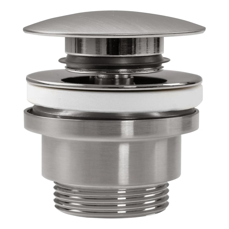 REA-A6000 - CLICK-CLACK valamu äravool, läbimõõt 6,4 cm, harjatud nikkel