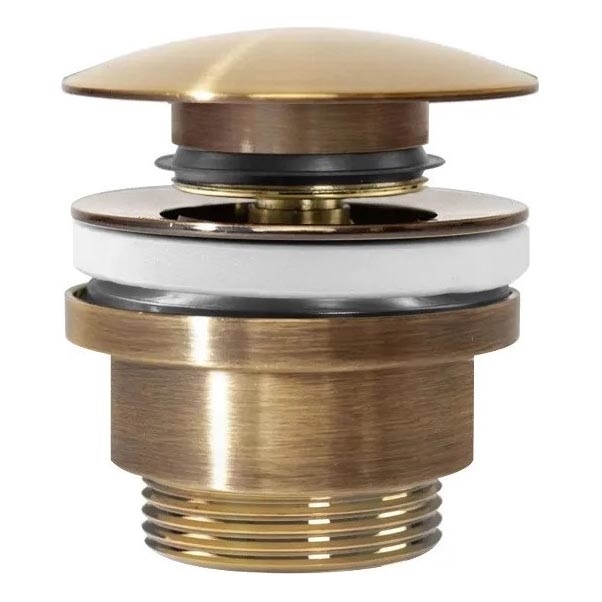 REA-A8110 - valamu äravool CLICK-CLACK, läbimõõt 6,4 cm, kuldne