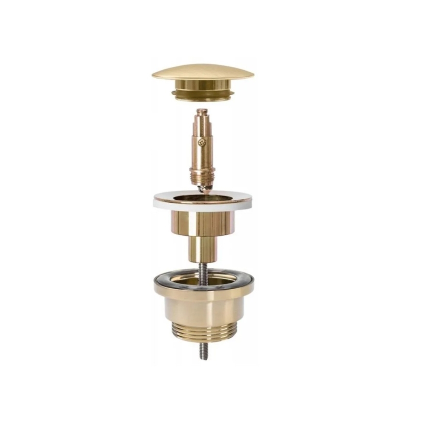 REA-A8110 - valamu äravool CLICK-CLACK, läbimõõt 6,4 cm, kuldne