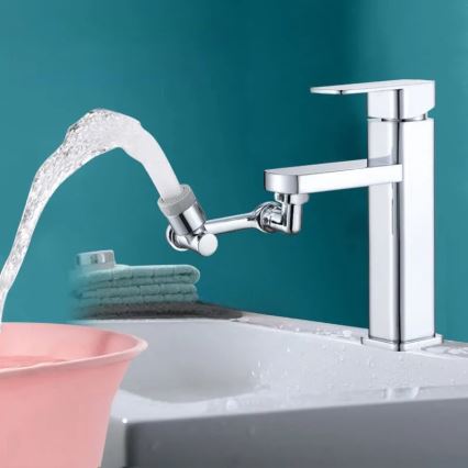REA-B0660 - Pööratav adapter valamu segistile, läikiv kroom