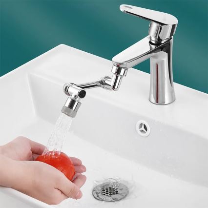 REA-B0660 - Pööratav adapter valamu segistile, läikiv kroom