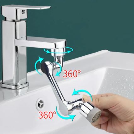 REA-B0660 - Pööratav adapter valamu segistile, läikiv kroom