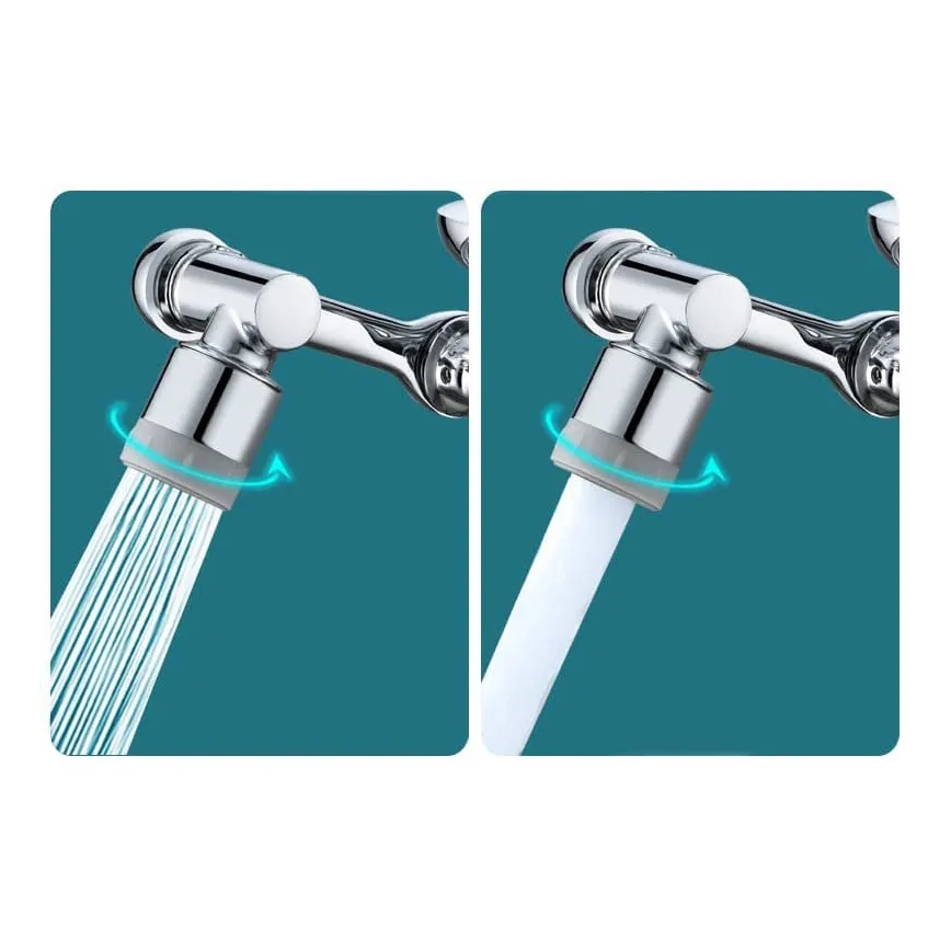 REA-B0660 - Pööratav adapter valamu segistile, läikiv kroom