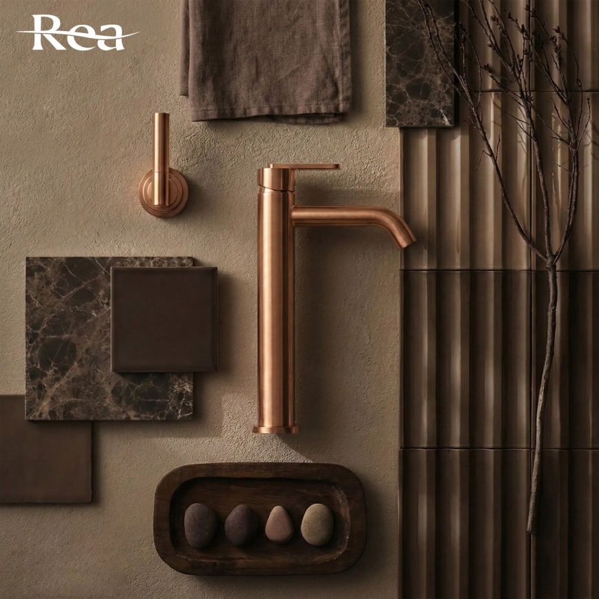 REA-B0971 - Valamusegisti ONTARIO 30 cm, harjatud vask
