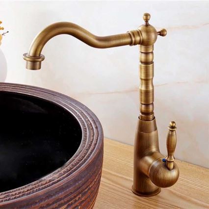 REA-B2150 - Valamusegisti BONA 28,5 cm, harjatud kuldne viimistlus