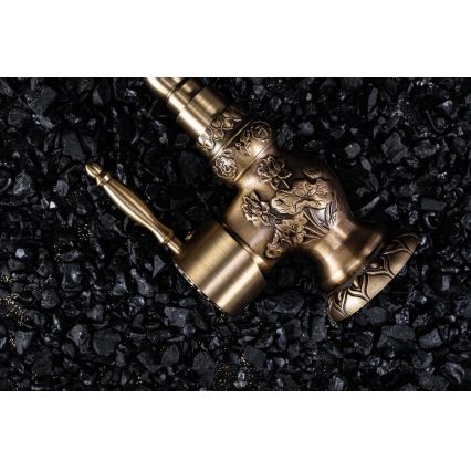 REA-B2500 - valamu segisti VENICE 32 cm, harjatud kuldne viimistlus