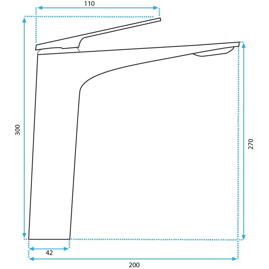 REA-B2704 - Valamusegisti AVALON 30 cm titaan