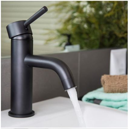 REA-B4102 - Valamu segisti LUNGO 16,5 cm must