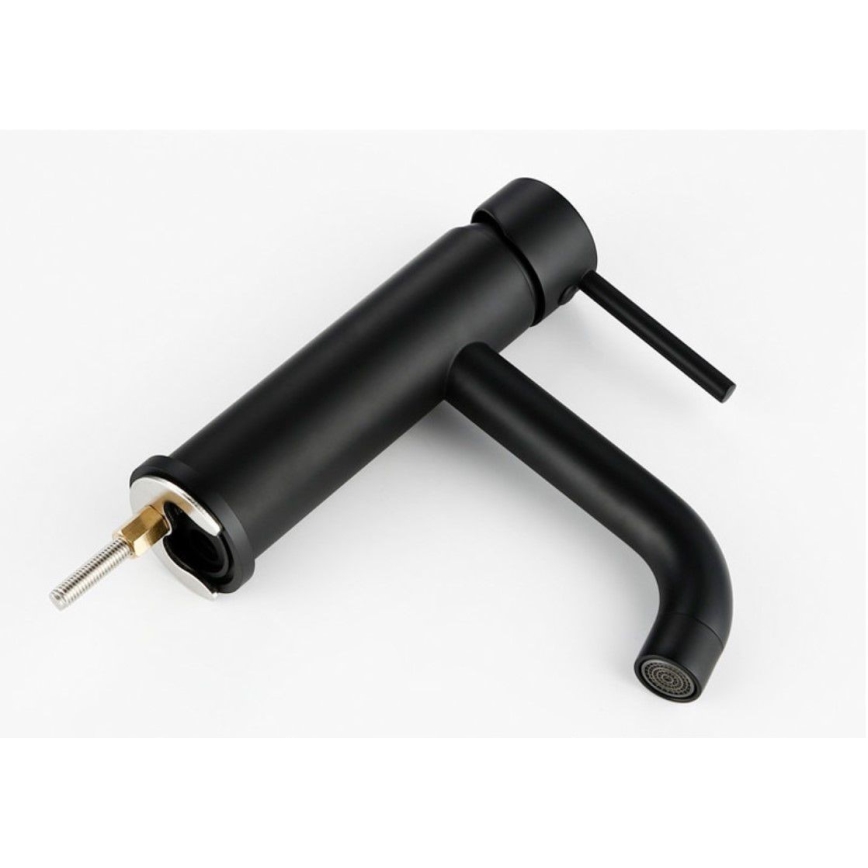 REA-B4102 - Valamu segisti LUNGO 16,5 cm must