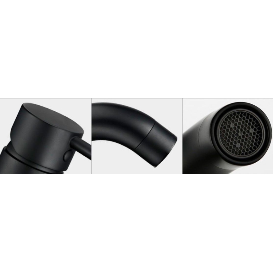 REA-B4102 - Valamu segisti LUNGO 16,5 cm must
