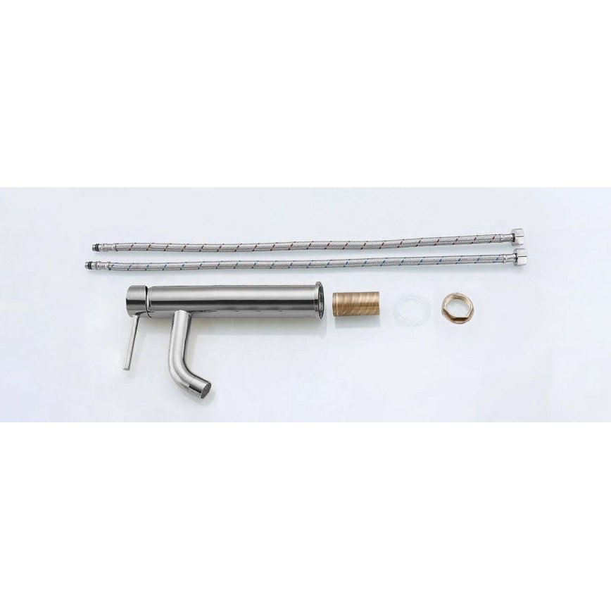 REA-B4104 - Valamusegisti LUNGO 28 cm läikiv kroom