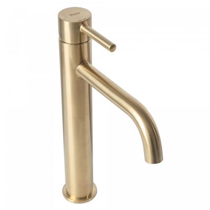 REA-B4526 - Valamu segisti LUNGO 28 cm harjatud kuldne