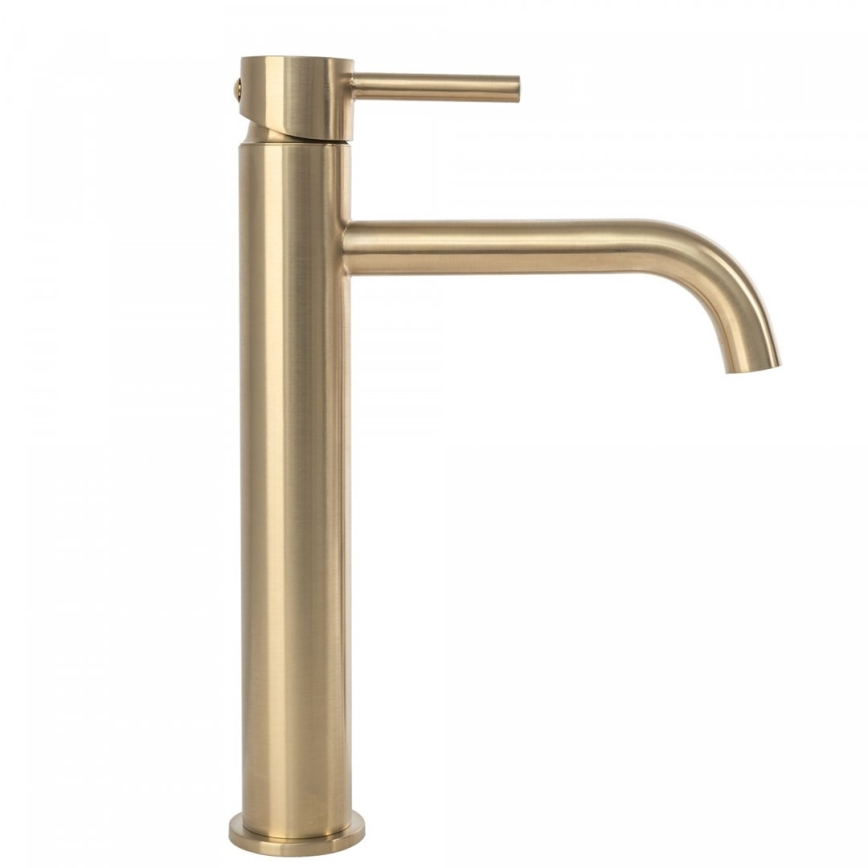 REA-B4526 - Valamu segisti LUNGO 28 cm harjatud kuldne