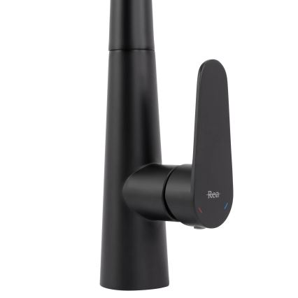 REA-B5313 - Köögisegisti ROSS 43 cm väljatõmmatava dušiga, must