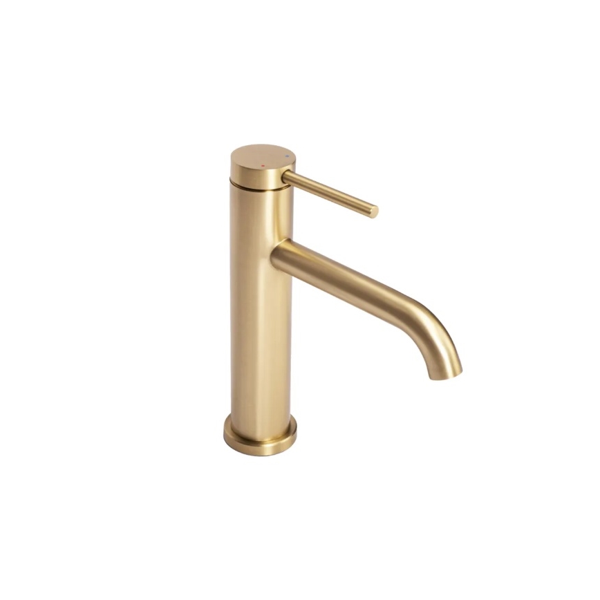 REA-B5323 - CLIF valamu segisti, 20,5 cm, harjatud kuldne