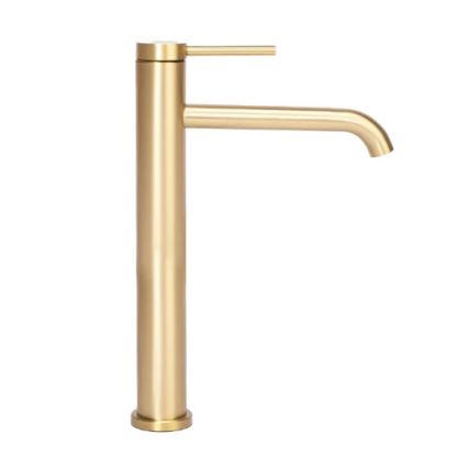 REA-B5329 - Valamu segisti CLIF 29,5 cm harjatud kuldne