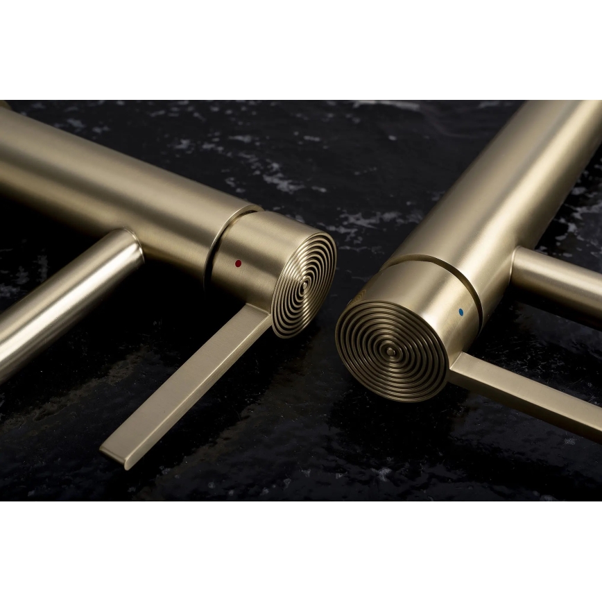 REA-B6444 - Kuldne FOSTER valamu segisti 18,2 cm