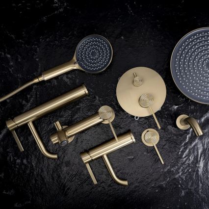 REA-B6445 - Vannikomplekt FOSTER harjatud kuld