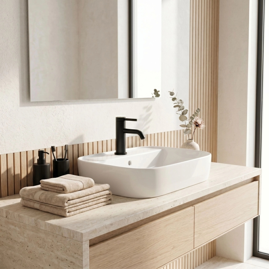 REA-B6531 - RIVO 16,5 cm must valamu segisti