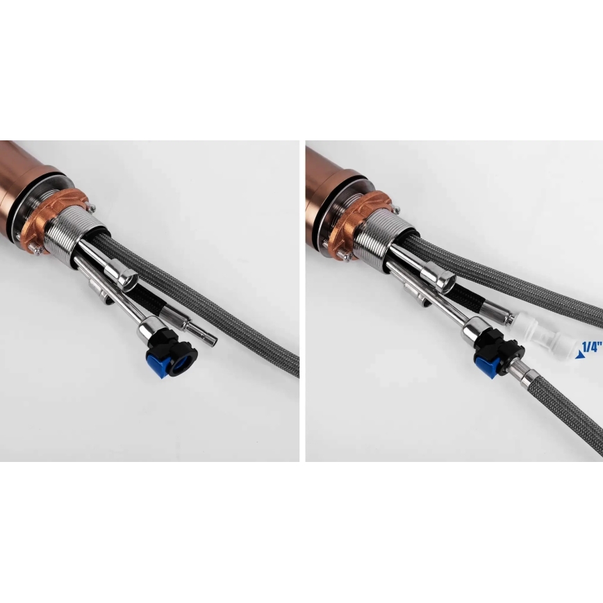 REA-B7436 - Köögisegisti väljatõmmatava dušiotsikuga ja ECO FRESH filtriga 37,5 cm vask