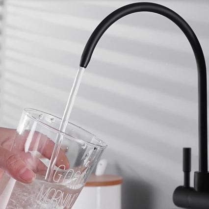 REA-B7564 - Köögisegisti väljatõmmatava pihustiga ja filtriga ECO FRESH 37,5 cm matt must