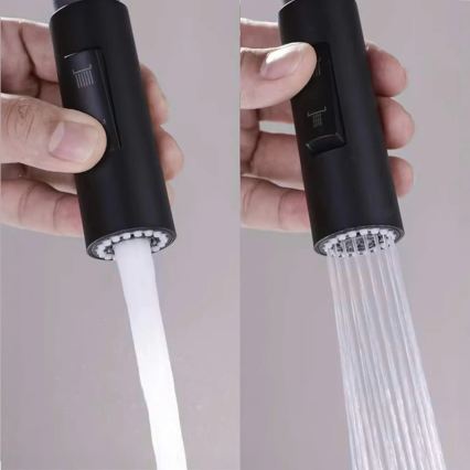 REA-B7564 - Köögisegisti väljatõmmatava pihustiga ja filtriga ECO FRESH 37,5 cm matt must