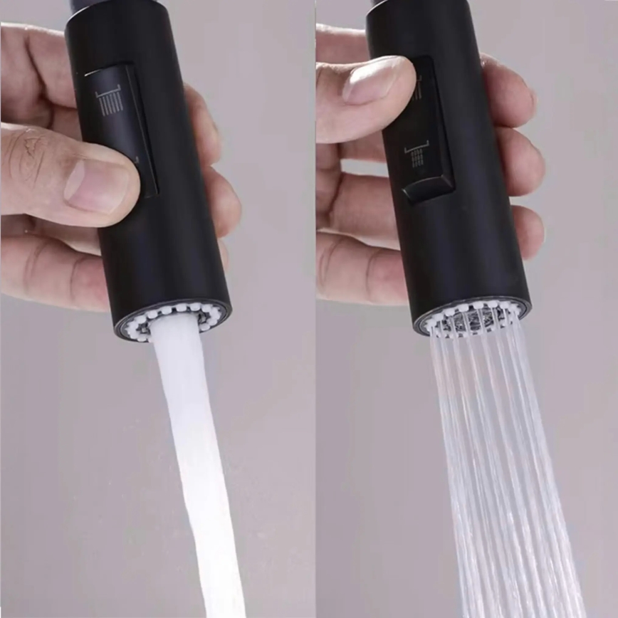 REA-B7564 - Köögisegisti väljatõmmatava pihustiga ja filtriga ECO FRESH 37,5 cm matt must