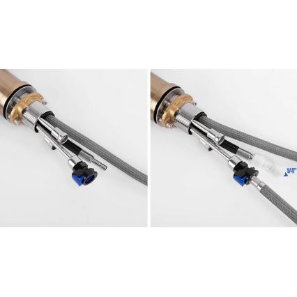 REA-B7564 - Köögisegisti väljatõmmatava pihustiga ja filtriga ECO FRESH 37,5 cm matt must