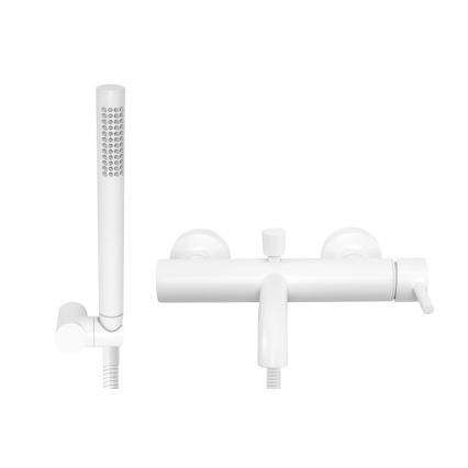 REA-B8030 - LUNGO vannikomplekt, mati valge