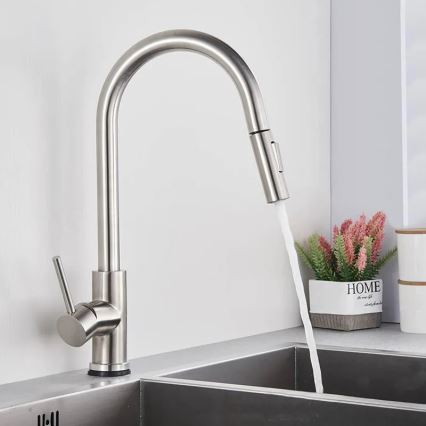 REA-B9146 - Köögisegisti väljatõmmatava dušiga FRESH 39,5 cm nikkel