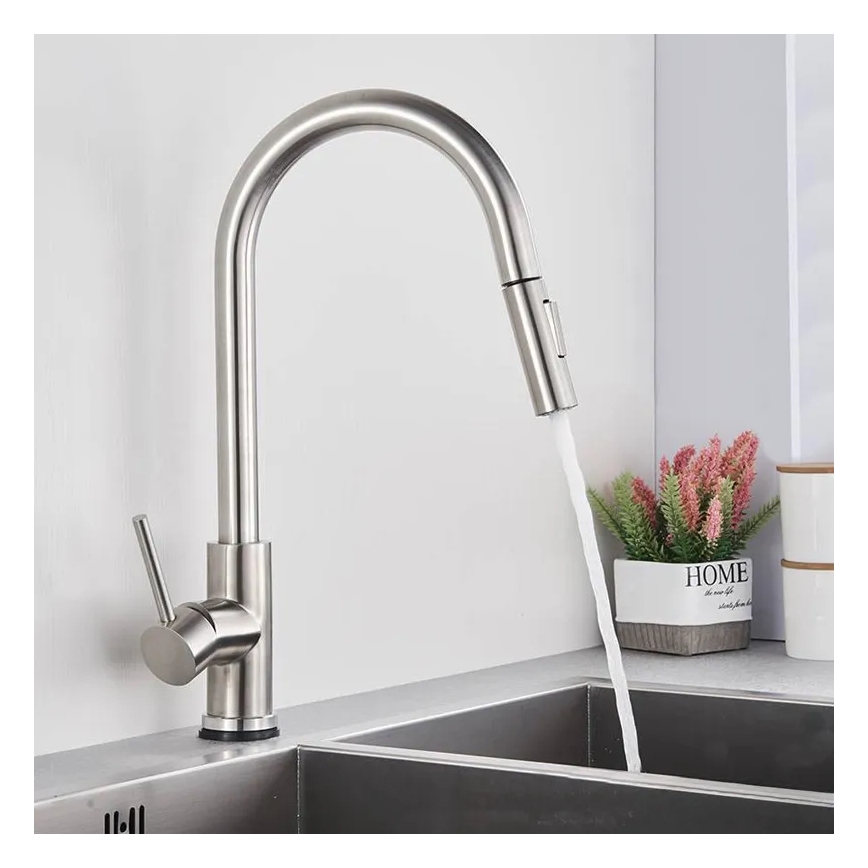 REA-B9146 - Köögisegisti väljatõmmatava dušiga FRESH 39,5 cm nikkel