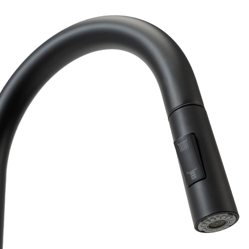 REA-B9147 - Köögisegisti väljatõmmatava pihustiga FRESH 39,5 cm matt must