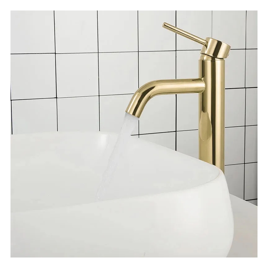 REA-B9409 - Valamusegisti LUNGO 28 cm, kuldne