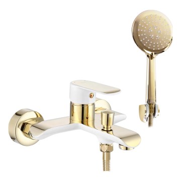 REA-B9932 - Vannikomplekt BLOOM mattvalge/kuldne
