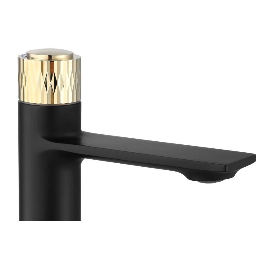 REA-B9987 - Valamusegisti STORM 16,5 cm must/kuldne